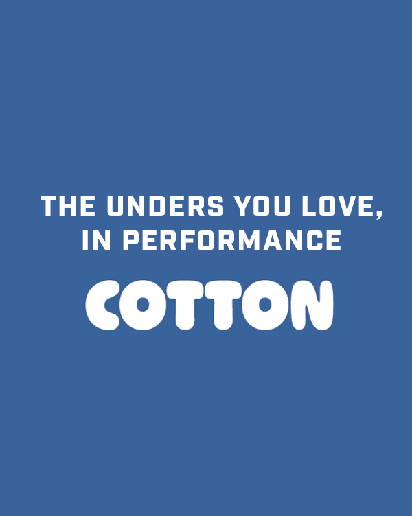 The unders you love, in performance cotton