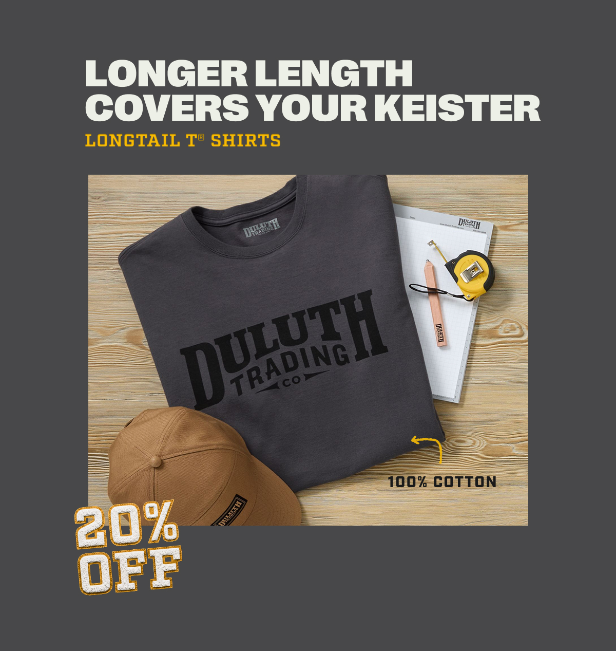 Longer Length Covers Your Keister - Longtail T Shirts - 20% OFF