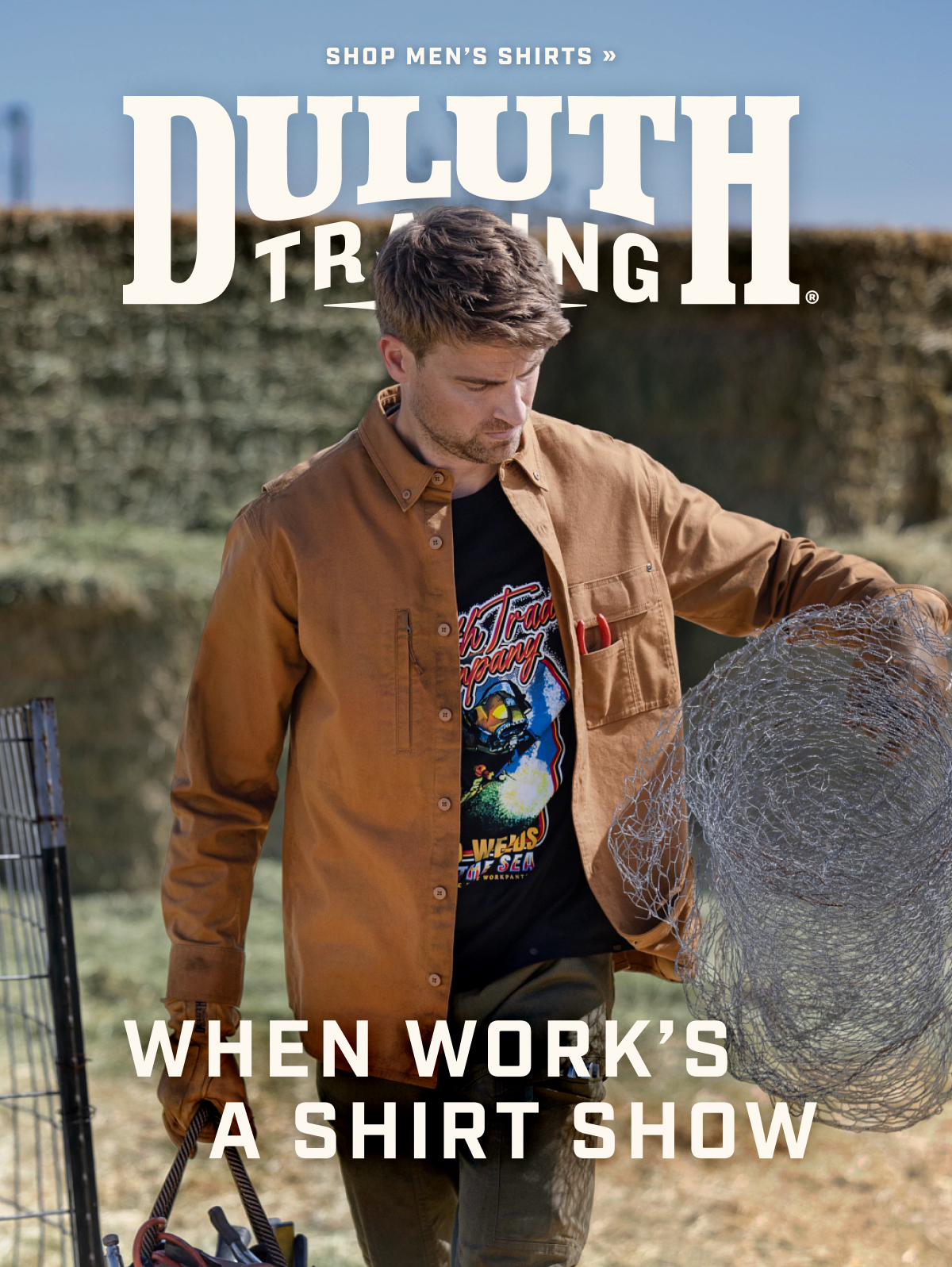 DULUTH TRADING CO - When Work's A Shirt Show - Shop Men's Shirts