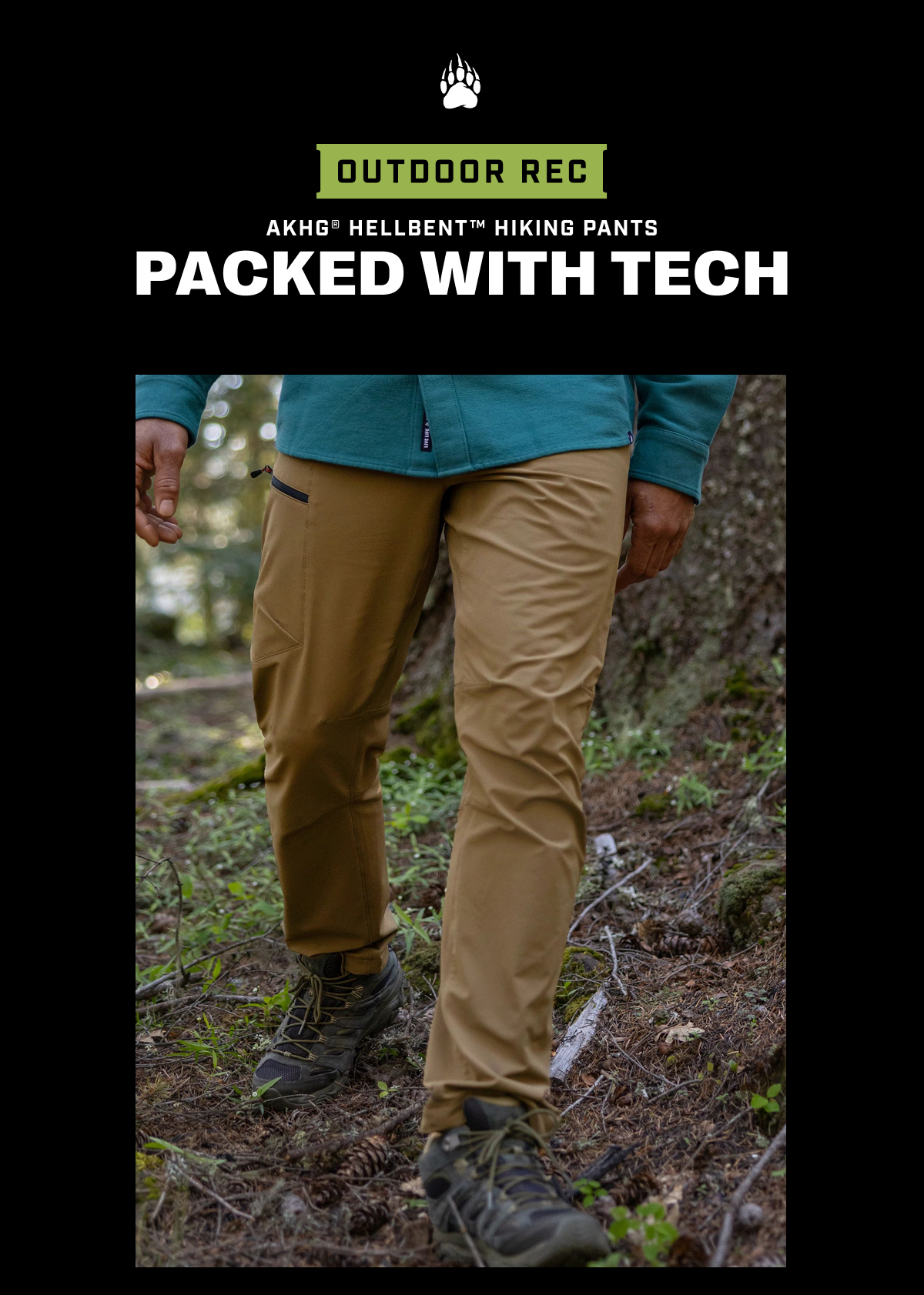 Outdoor Rec - AKHG Hellbent Hiking Pants - Packed With Tech