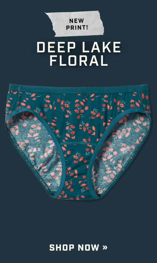 Deep Lake Floral patterned clothes