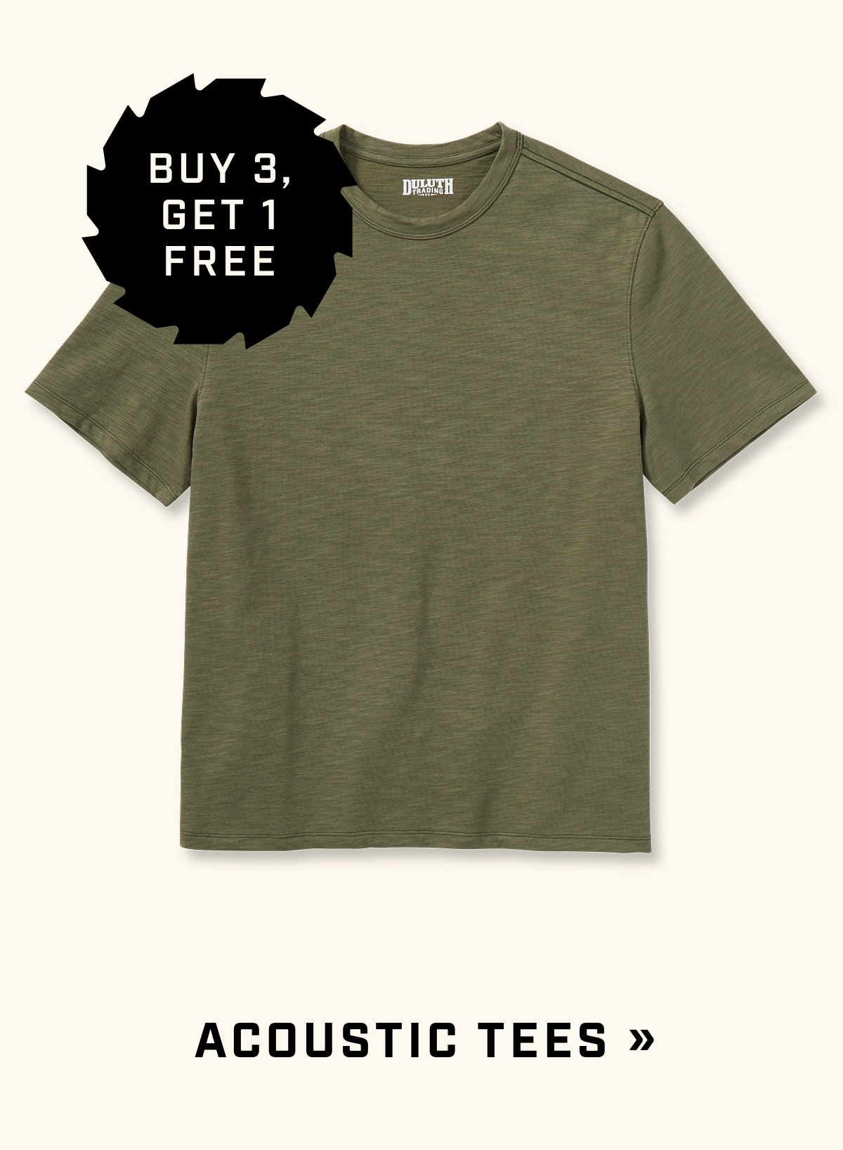 Buy 3, Get 1 FREE - Acoustic Tees