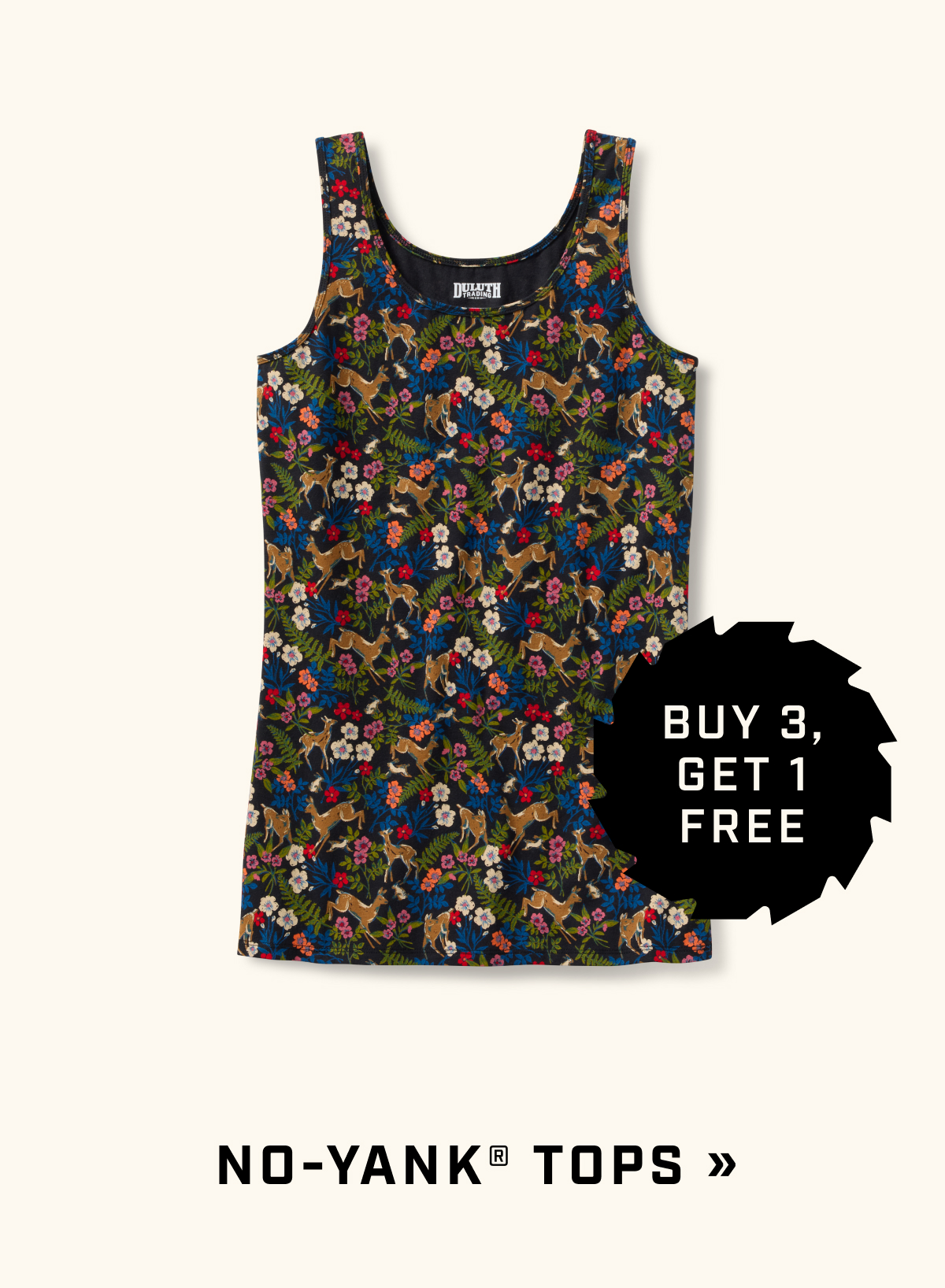 Buy 3, Get 1 FREE - No-Yank Tops