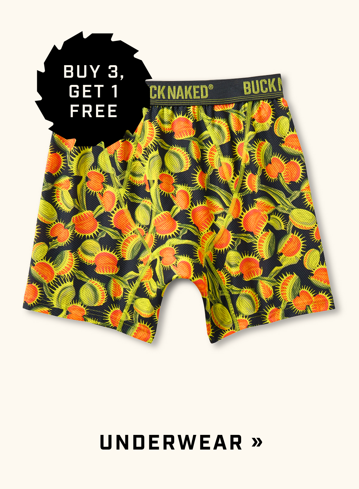 Buy 3, Get 1 FREE - Underwear