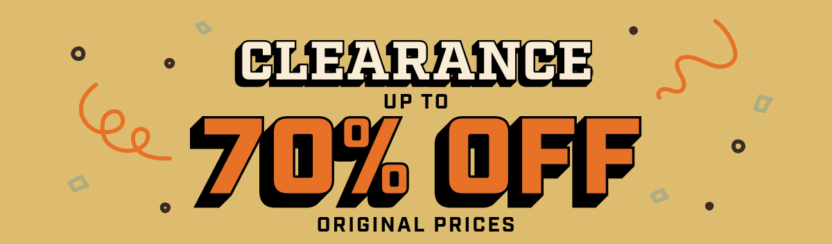 Clearance Up To 70% OFF Original Prices