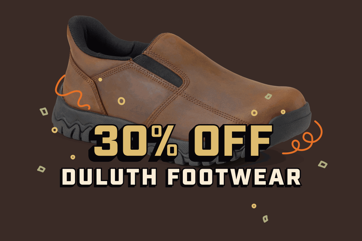 30% OFF Duluth Footwear