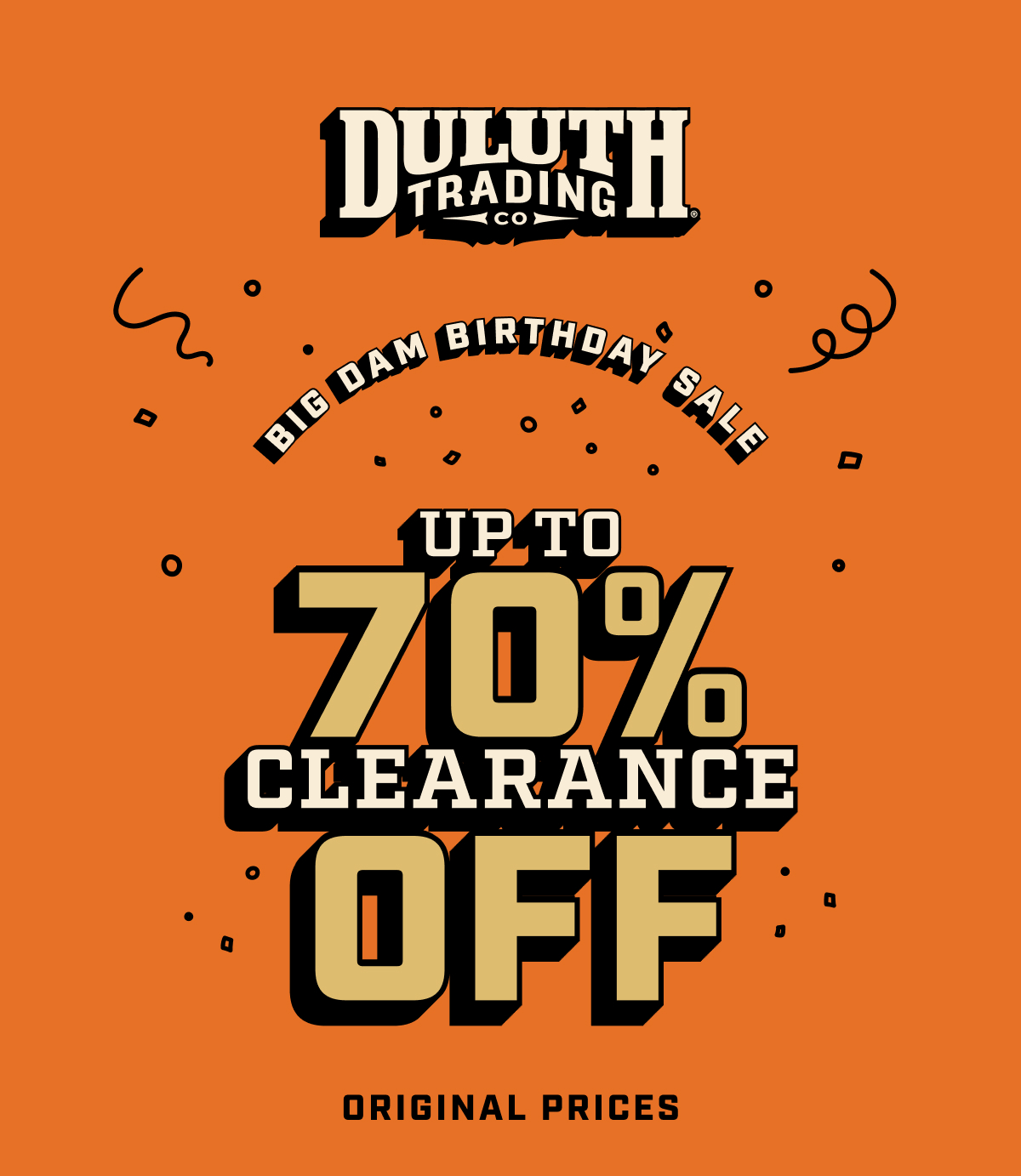 DULUTH TRADING CO - Big Dam Birthday Sale - Up To 70% OFF Clearance - Original Prices