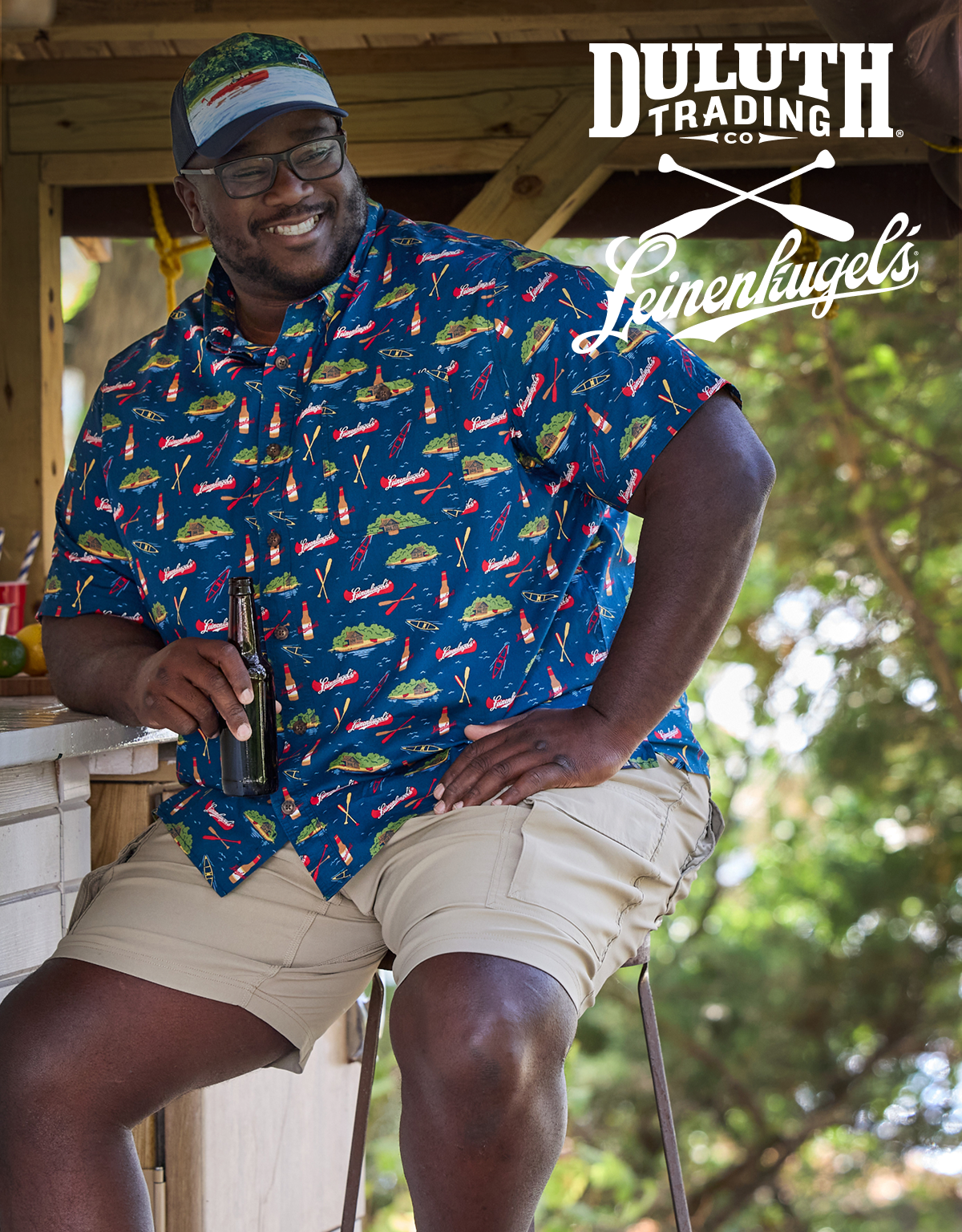 Chemise Duluth Trading Homme - Bleu - Manches Longues - Taille L - Tricot Gaufré Poids Lourd